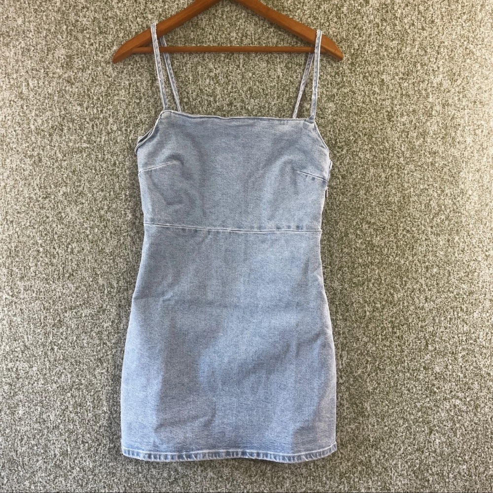 Zara Blue Denim Dress